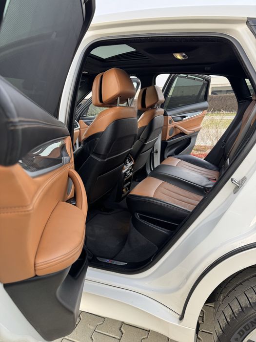 BMW X6 35i  306 Cai An-08.2018 Alb Perlat - Dotari de Top!!!