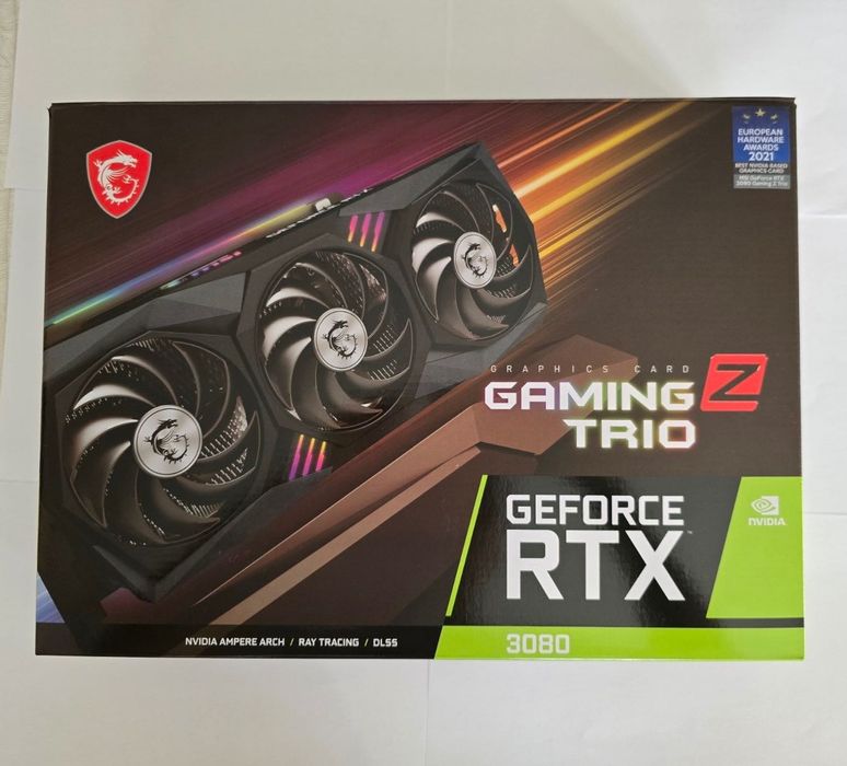 Видео карта MSI GeForce RTX 3080 Gaming Z Trio 10gb