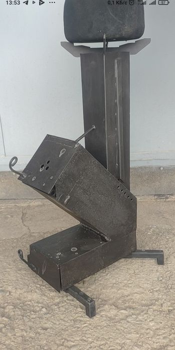 Походная печь щепотница.