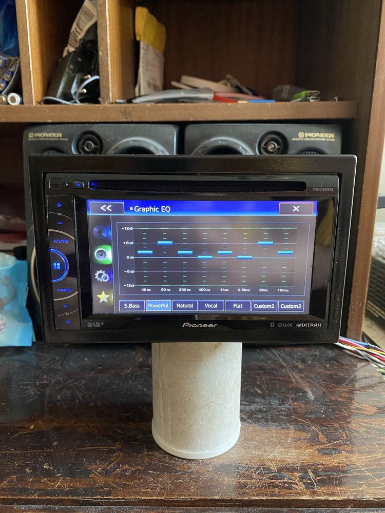 Pioneer AVH-X3600DAB -ТОП!! - 4V RCA - USB Bluetooth CD DVD сд радио