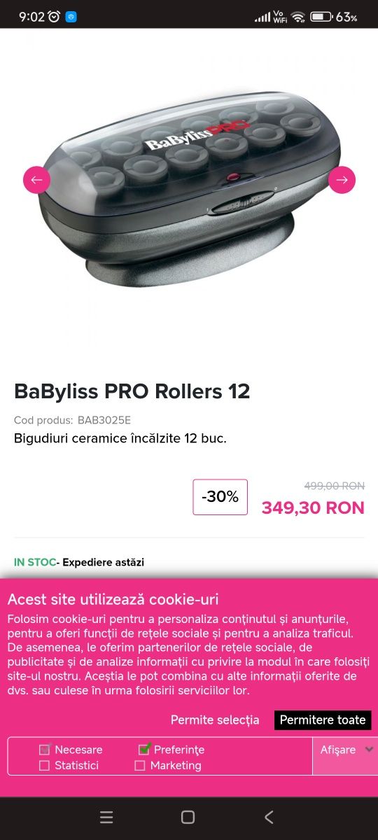 Babyliss PRO Rollers