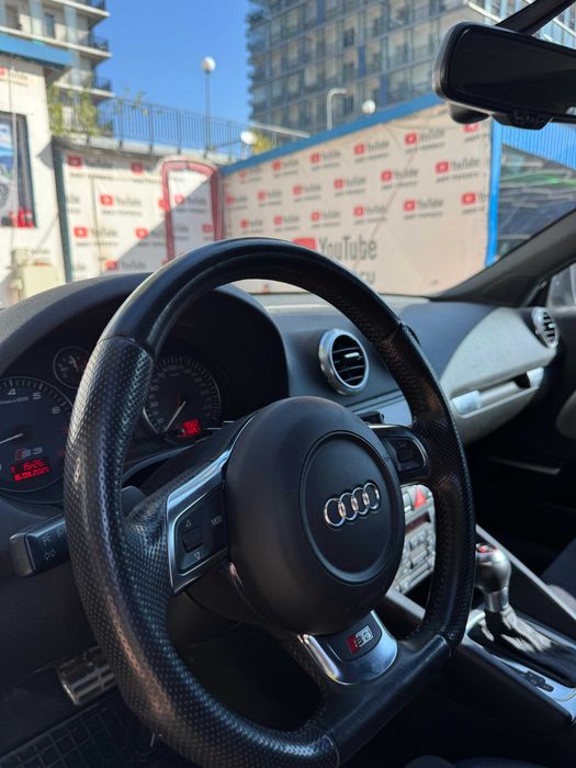 AUDI S3/ 650 CP pe DYNO/ cutie custom/ turbina/ pistoane/ biele