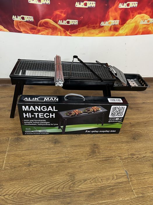Pik-Nik uchun mangal barbikyu HE-TECH
