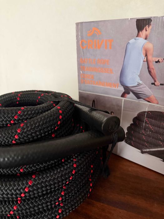 Въже за тренировка Crivit Battle Rope