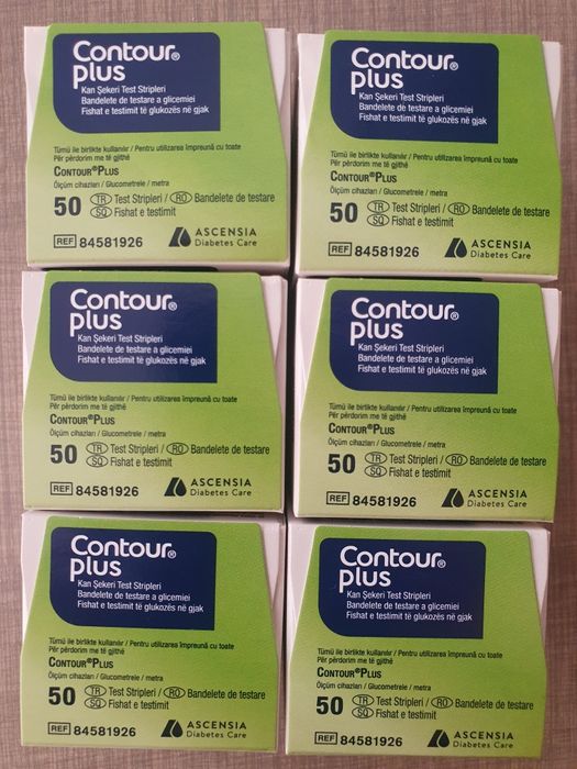 Bandelete test glicemie Contour Plus x 50 bandelete