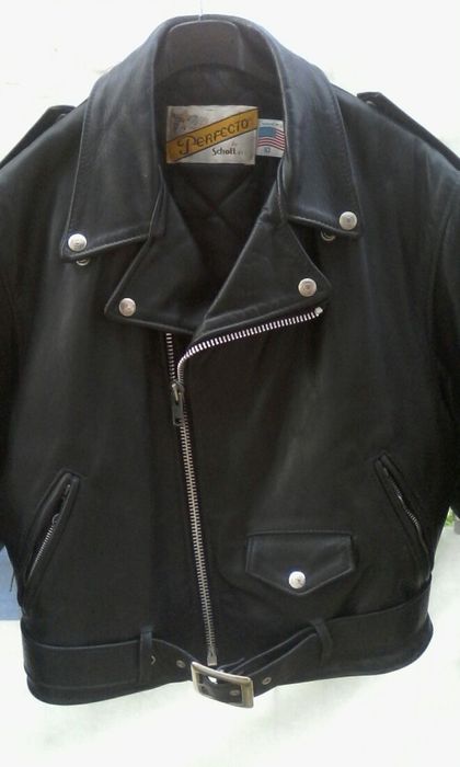 Geaca piele moto/chopper/rock/Perfecto by Schott/vintage/USA/S/M