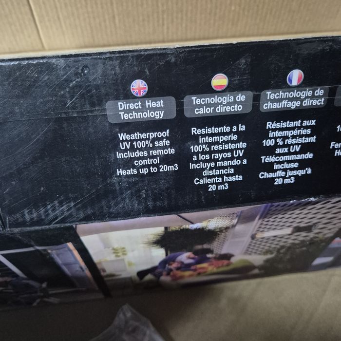 2000W Висококачествен  Инфрачервен електрически нагревател с дистанцио