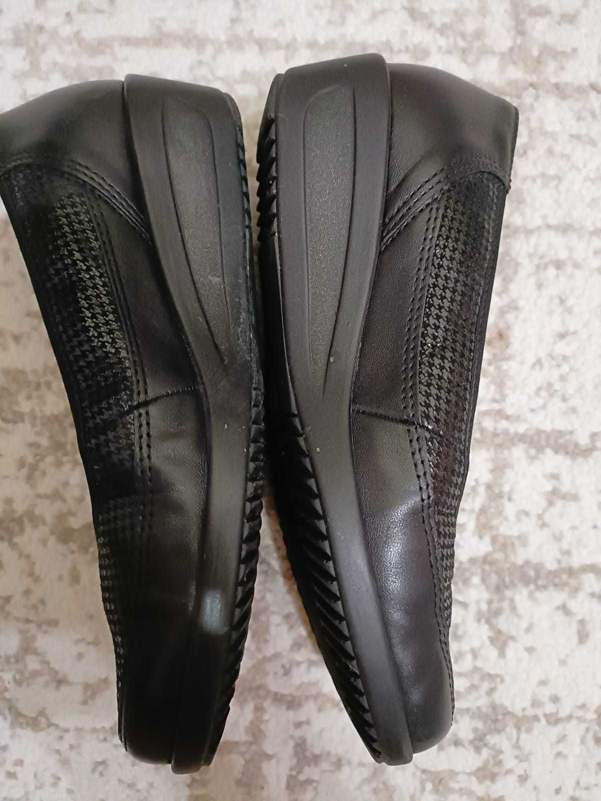 Pantofi ARA negri, 40617, din piele naturala