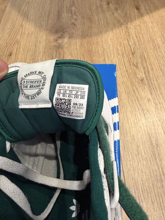 Adidas Forum Low Alb/Verde 45 1/3