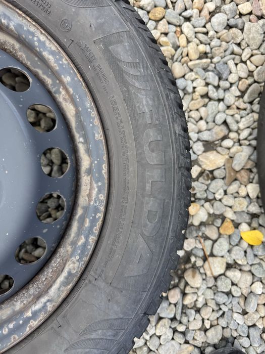 Jante 5x112 / R15 + Anvelope iarna Fulda + Continental 195/65/15 M+S