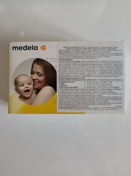 Biberoane Medela fara tetina, recipiente lapte Medela, biberon Medela