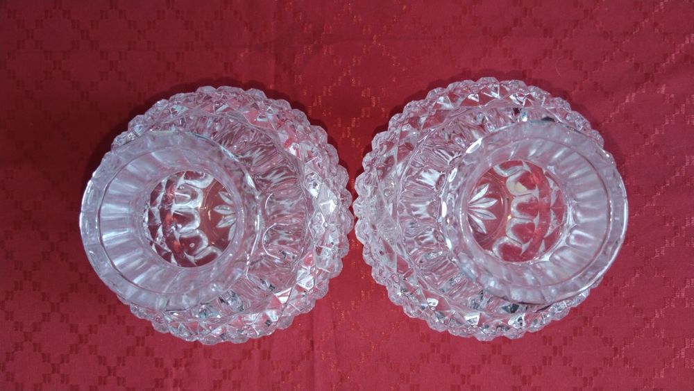 Советские стеклянные вазочки Ананас