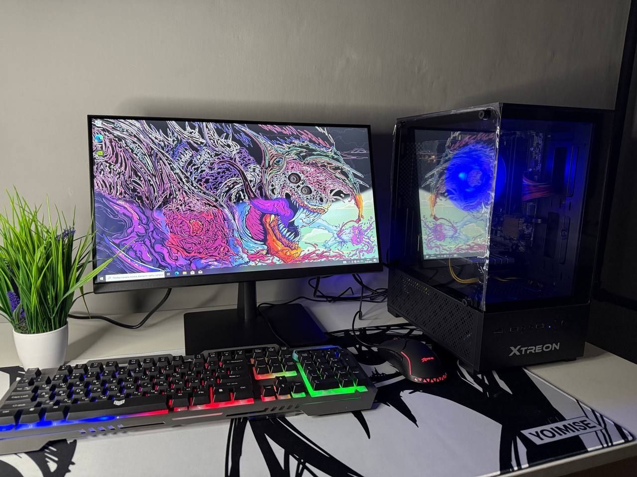 Игровой Компьютер / ПК ( Монитор, Клавиатура Мышка) GTX 1650