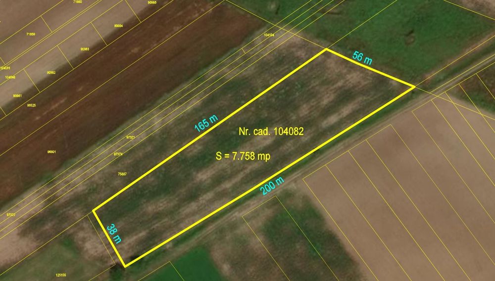 Vand teren intravilan Partos, 7.758 mp