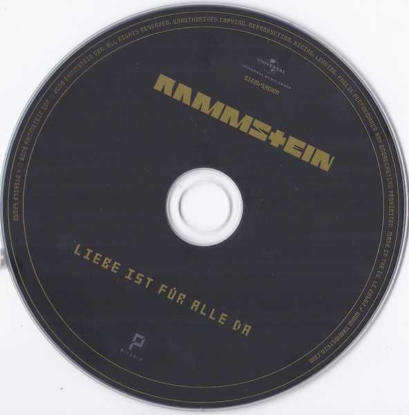 CD Rammstein - Liebe Ist Fur Alle Da 2009 Reissue, Digipak