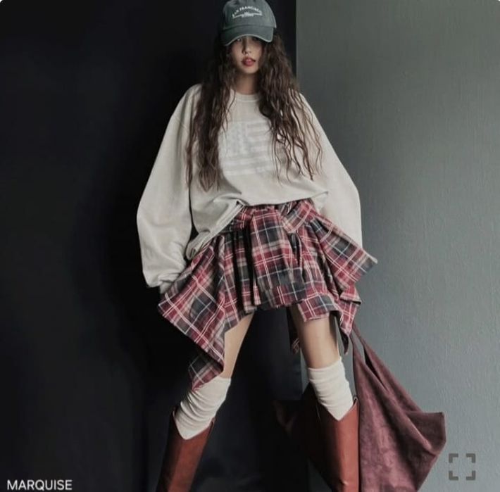 Новая юбка мини Корея