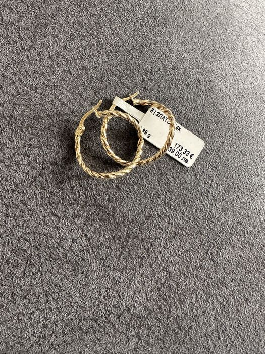 Златни обеци, 14 к.