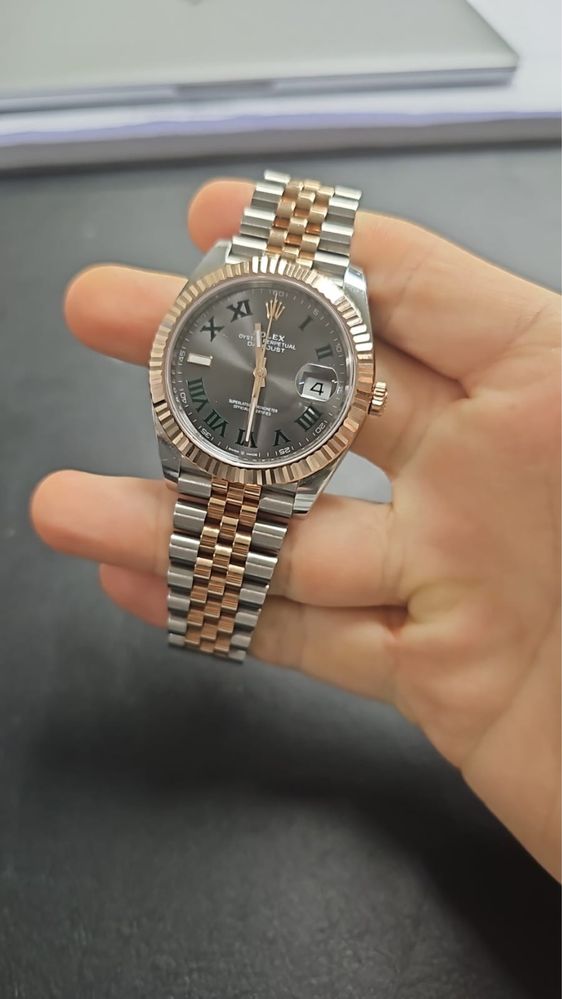 Rolex Datejust Wimbledon Jubilee 41mm ROSE GOLD