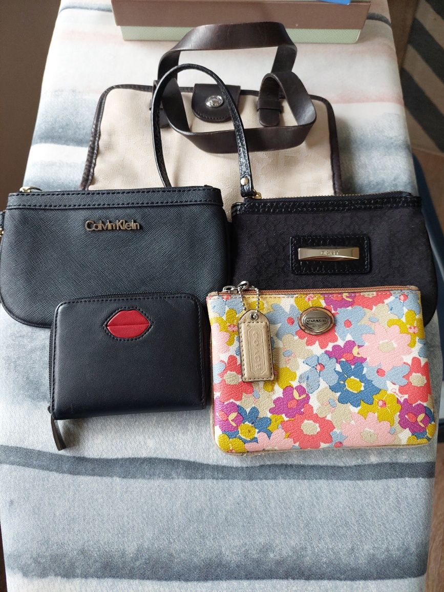 Coach, Calvin Klein,  DKNY, Sonia Rykiel, портмонета/несесери