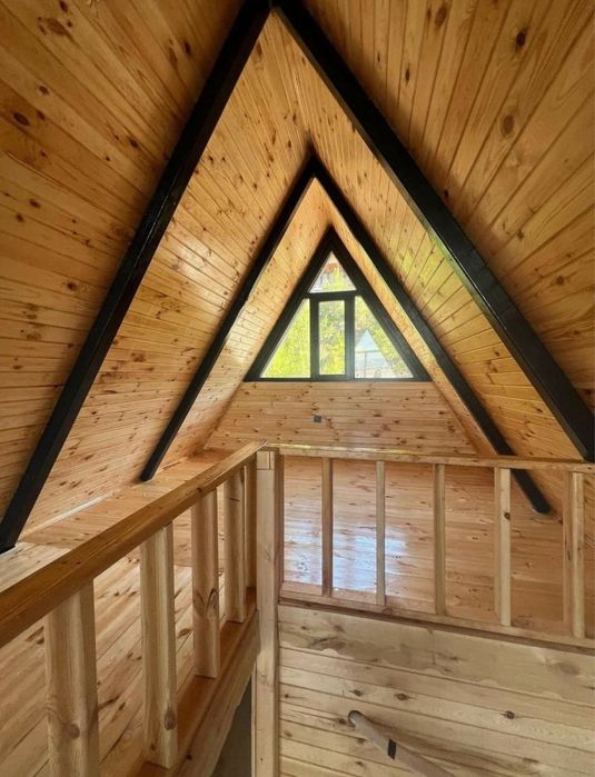 Cabane la super pret tip casa sau Aframe