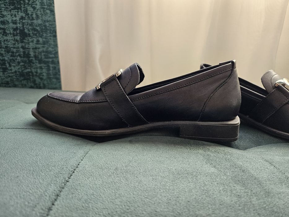 Естествена кожа дамски обувки