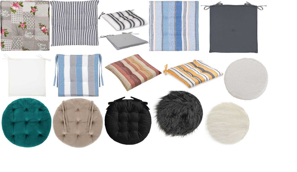 Възглавници за стол, 40x40х5 сантиметра