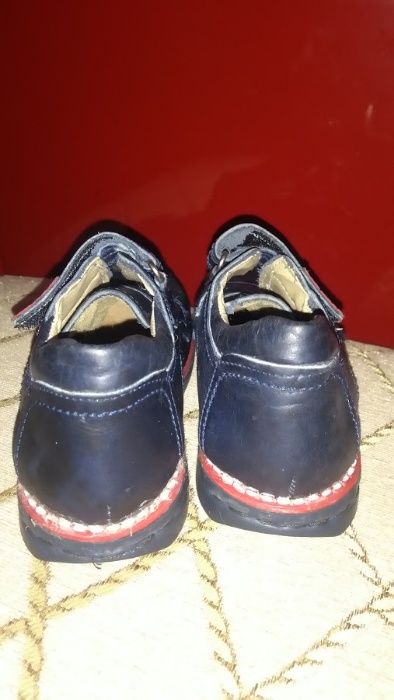 Pantofi nr. 23, navy blue, piele naturala - NOI