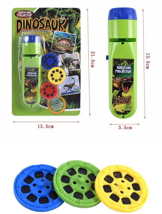 Детско фенерче проектор прожектор с Динозаври,Космос,Морско дъно Живот