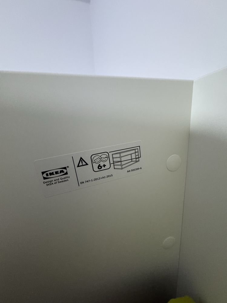 Pat supraetajat cu birou pentru copii Ikea Smastad 90x200