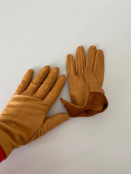 Перчатки кожаные осень-зимп