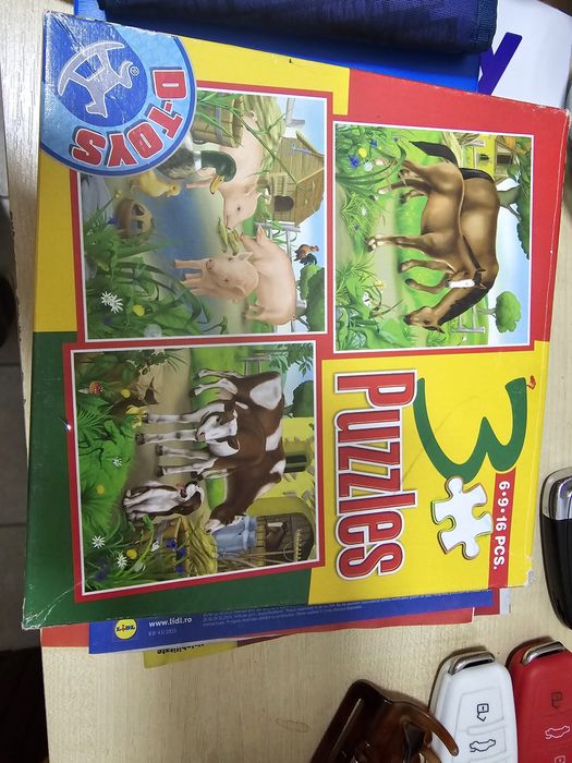Set lot puzzle bebe 2 ani plus 2+