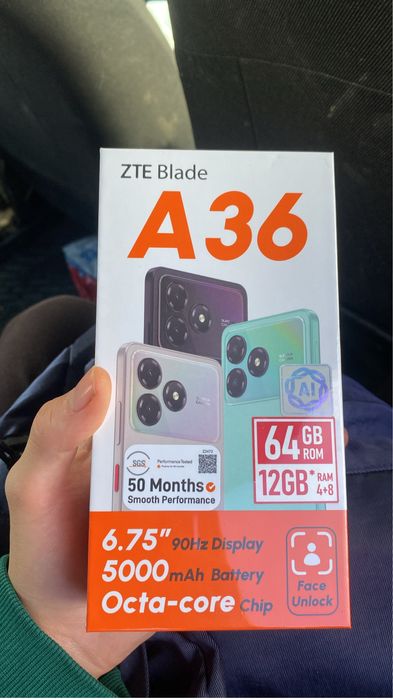 Продам телефон ZTE Blade A36 64GB