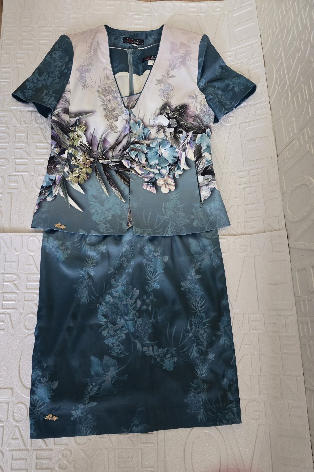 Rosi Fashion дамски комплект сако и рокля Роси Елегант