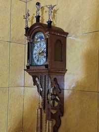 Pendula,ceas perete cu 2 greutăți mecanic Franz Hermle de dimensiuni m