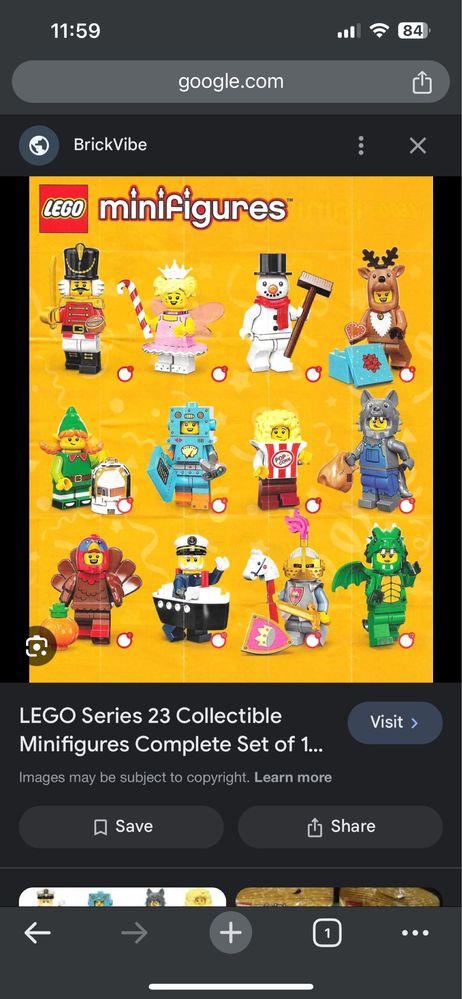 Minifigures Lego Series 25 / Series 23