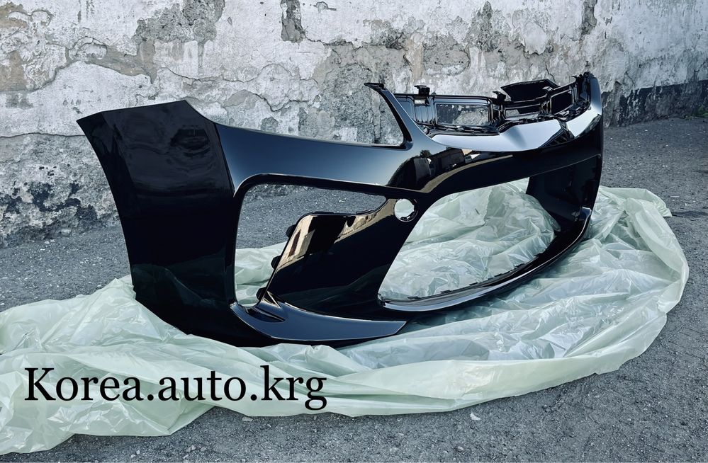 Бампер крашенный черный Kia Rio Hyundai Accent 17-20