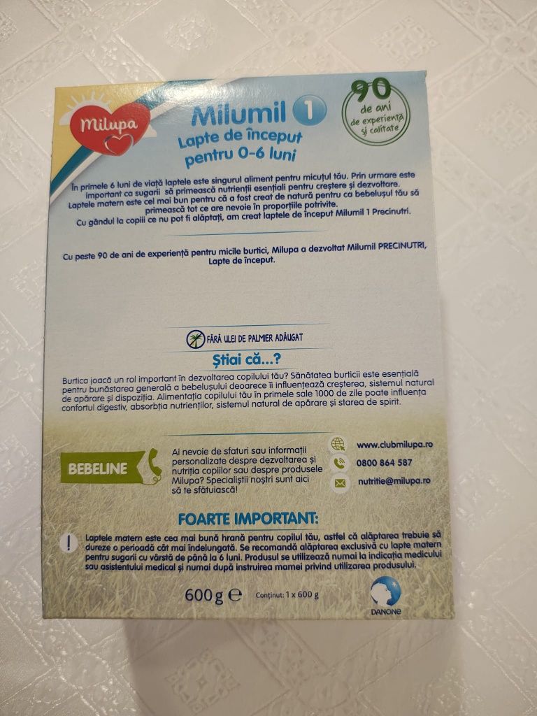 Lapte praf milupa