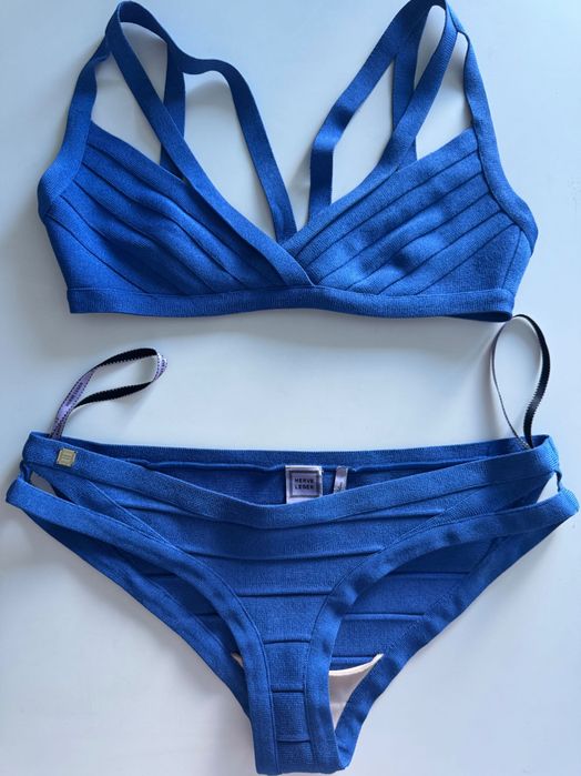 HERVE LEGER - Оригинал - бандажен бански размер S