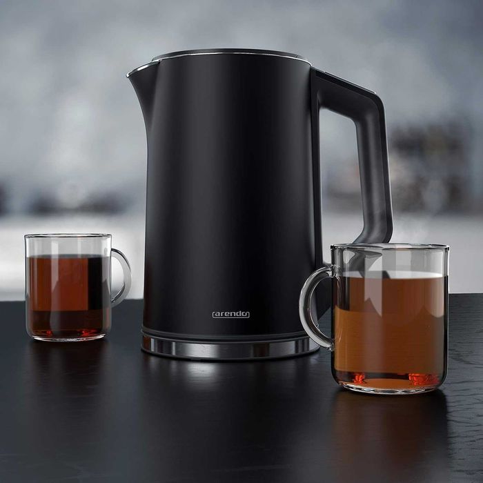 Arendo Електрическа кана,неръждаема стомана, 40/100 градуса 1.5L 2200W