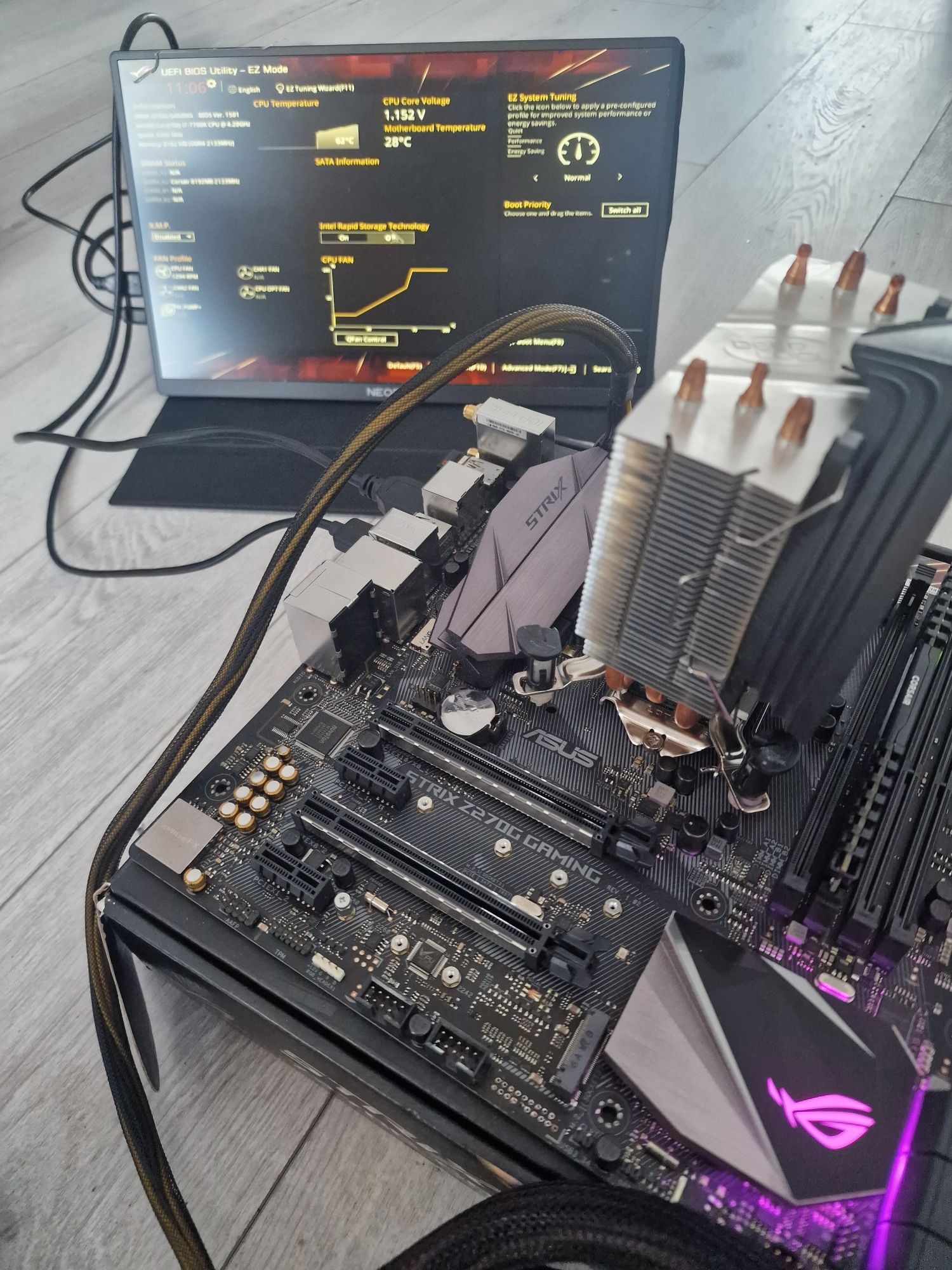 Kit Gaming Strix i7 7700K Z270 Gaming Fullbox