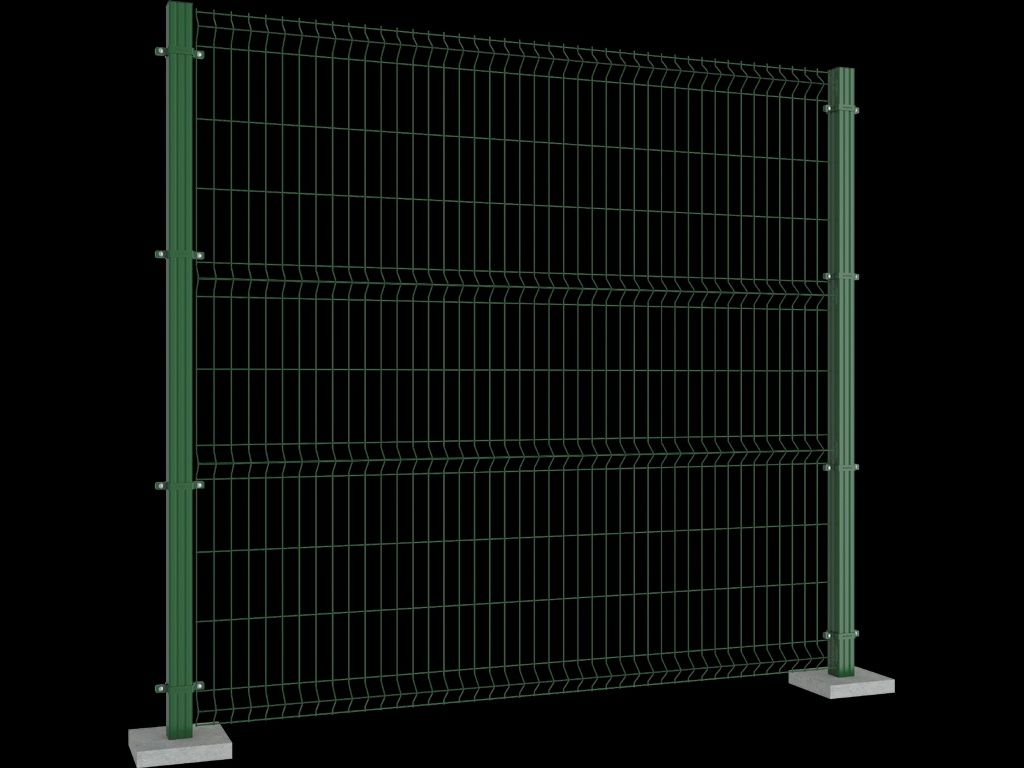 Забор 3D ограждение из сварной сетки