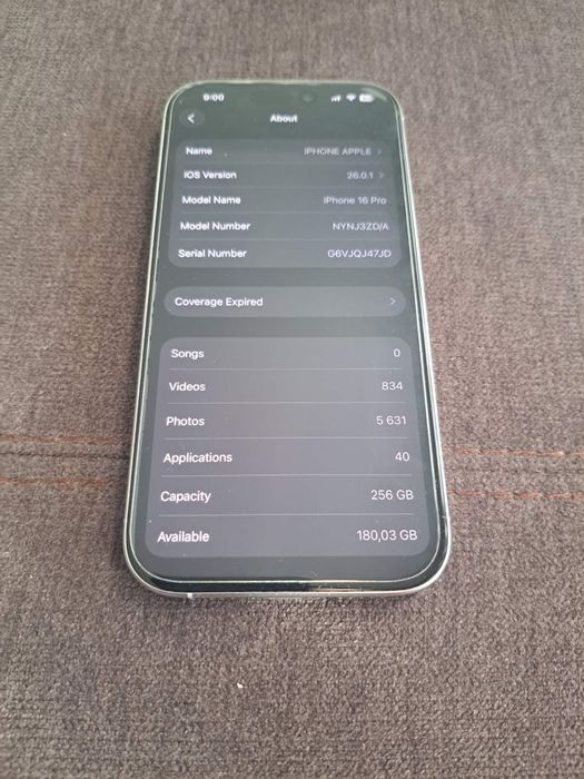 Iphone 16 Pro 256GB 98% Батерия