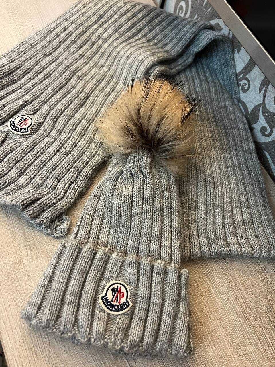 Шапка и шарф для мальчика Moncler