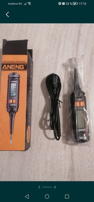 Multimetru tip stilou cu 4000 numere, True-RMS,  nou