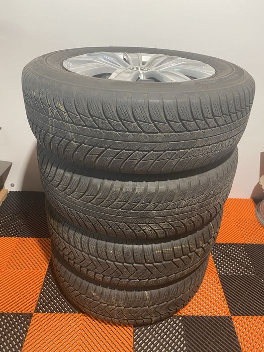 Jante tabla Tiguan + anvelope iarna 215/65/17