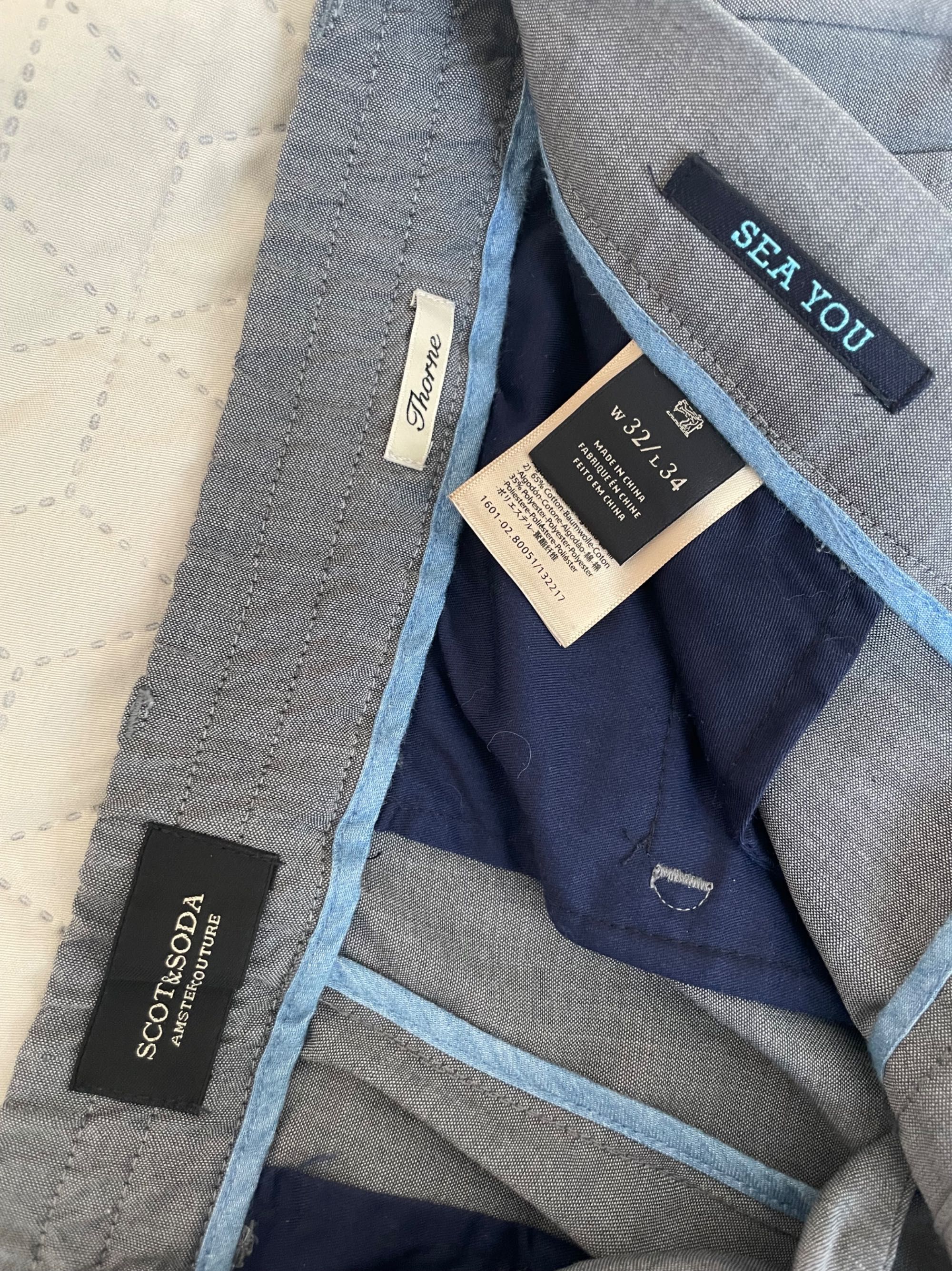 НОВ Тънък панталон Scotch&Soda w32 l34