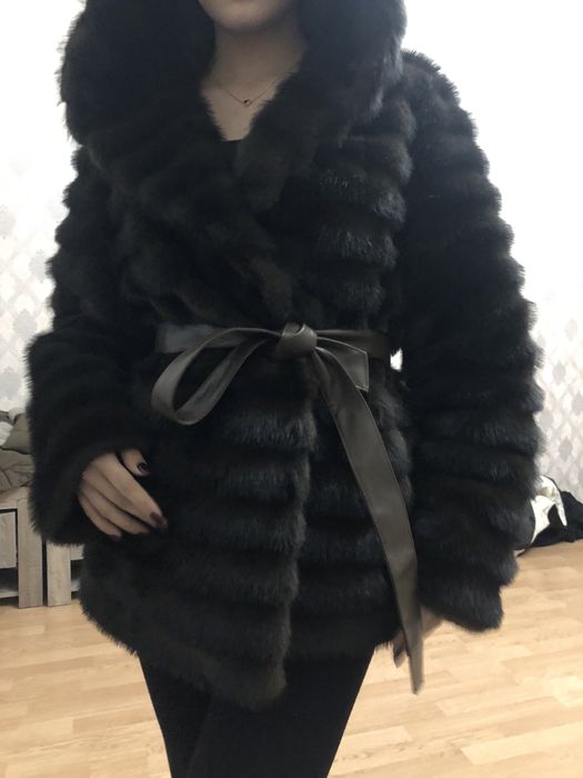 Шуба коричневый 52 размер