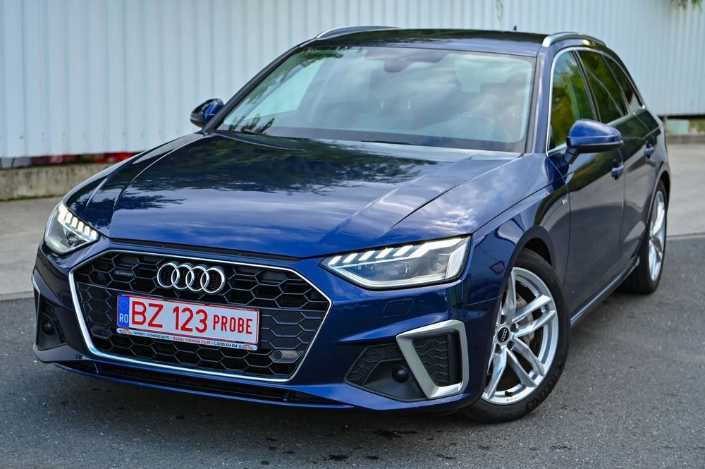 Audi A4 S-Line/ Matrix/ Piele rosie Audi Exclusive/ Quattro/ Virtual Cockpit