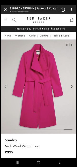 Vând palton lână Ted Baker