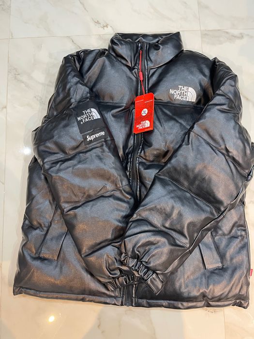 Geacă de piele The North Face X Supreme